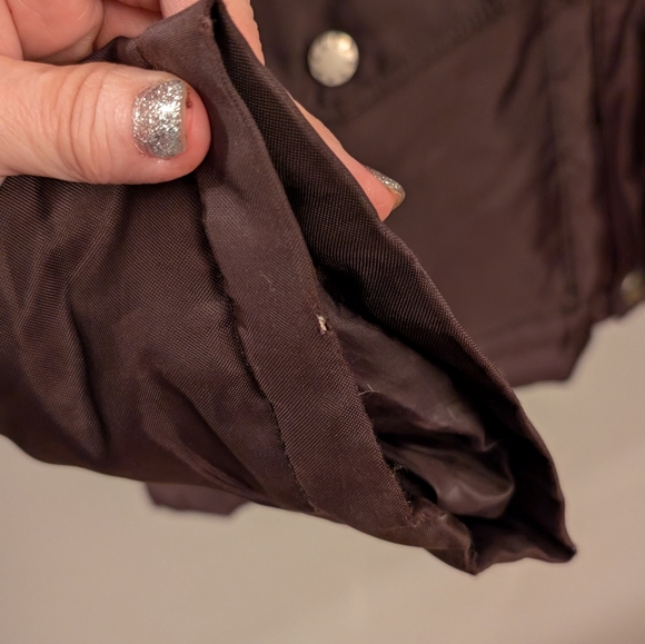 LONDON FOG Tower XL Chocolate Brown Down PUFFER Jacket XL - Picture 8 of 13